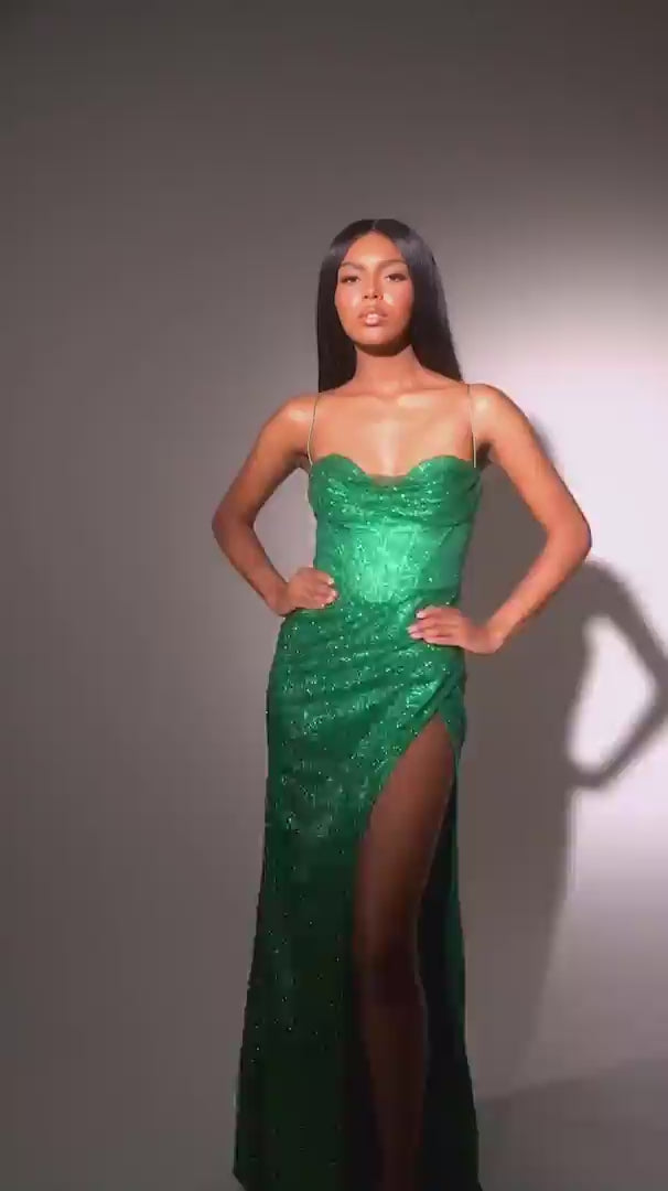 Emerald Green Formal Dress