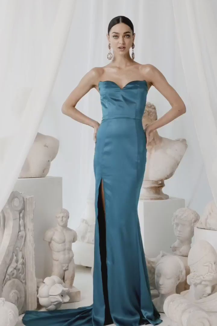 Bella Teal Gown - Dress for Matric Dance